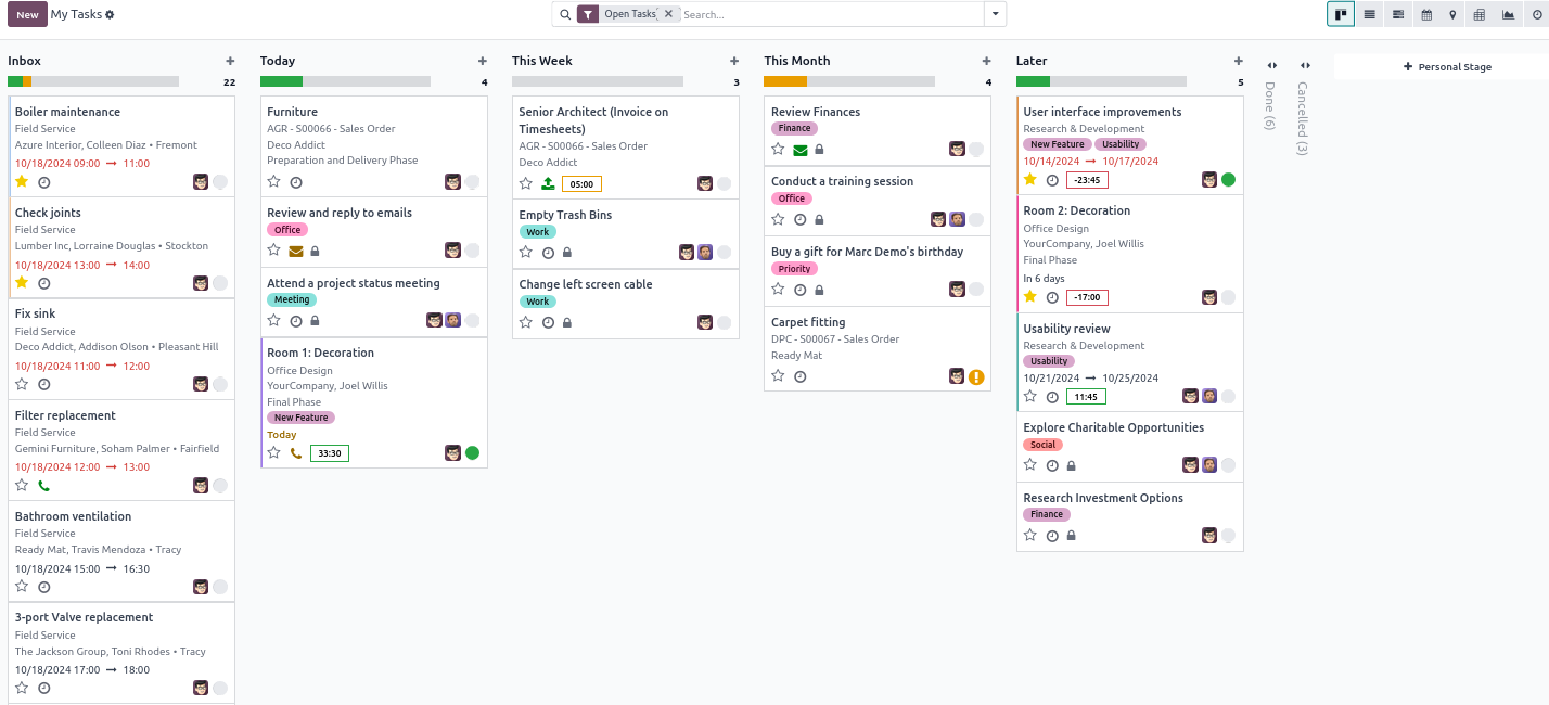 Personalized Stages in Odoo